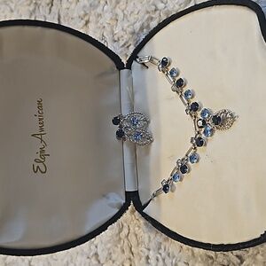 Elgin American necklace and earrings set